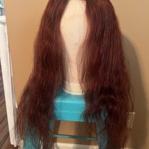 Long Auburn Wig for Women 24”